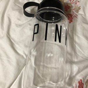 Pink water bottle